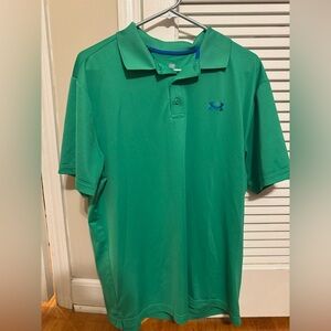 Under Armour Men's Vibrant Green Polo